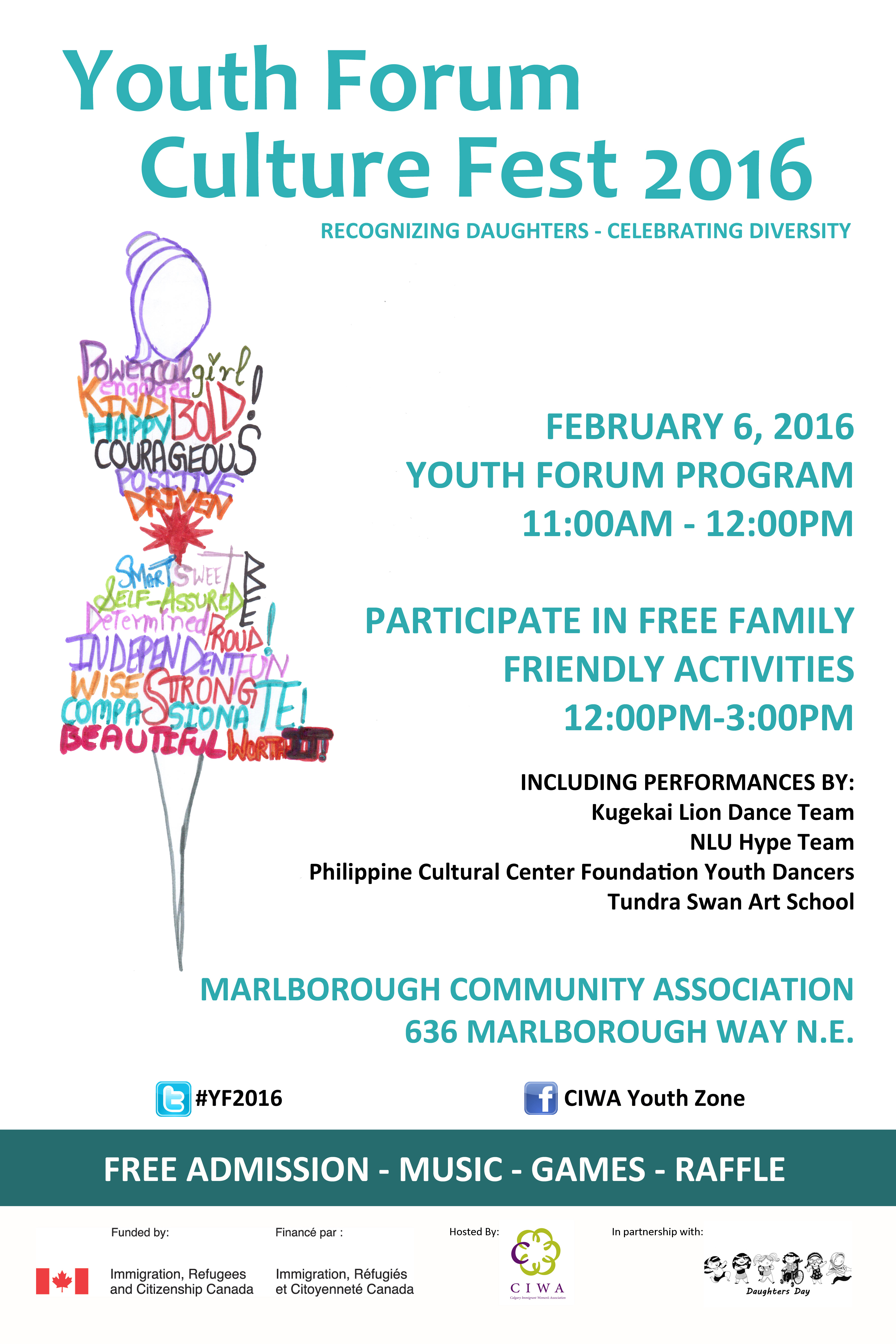 Youth Forum and Daughters' Day Awards 2016 Calgary Immigrant Women's